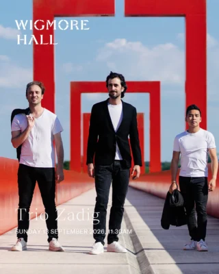 Trio Zadig returns to London's Wigmore Hall this Sunday at 11.30am, playing a programme of Boulanger, Schumann and Mendelssohn.

Hear the Trio live on BBC Radio 3 In Tune this afternoon as they talk about the concert:
bbc.co.uk/programmes/m0030tbv

Friendship and common bonds of artistic curiosity and empathy unite the outstandingly fine players of Trio Zadig. The Paris-based ensemble, who recently received a coveted five-star review from 'Diapason' magazine for its 'Mendelssohn Legacy' album, opens with an impassioned miniature by Lili Boulanger before traversing two mighty four-movement works from the 1840s, Robert Schumann’s intensely romantic Piano Trio No. 1 and Felix Mendelssohn’s dramatic Piano Trio in C minor.

wigmore-hall.org.uk/whats-on/202609131130

@wigmore_hall @triozadig @bbcradio3
