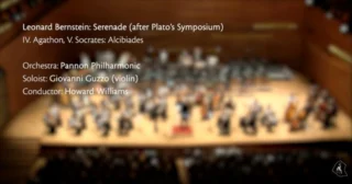 Throwback to Howard Williams conducting Bernstein's Serenade (after Plato's Symposium) with the Pannon Philharmonic and soloist Giovanni Guzzo in January 2019, which was recorded and can be watched on YouTube (link below). Howard was Artistic Director and Principal Conductor of the Orchestra from 1989 until 2000 after which he became Permanent Guest Conductor and still regularly performs with the Orchestra. 

youtu.be/BnPkyOceMEc?si=njqV5eEepP4pUf6z