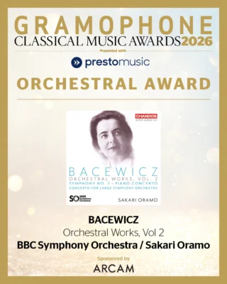 The Gramophone Awards were announced last night - Congratulations to Peter Donohoe who won in the Orchestral category. 

The album 'Bacewicz Orchestral Works Vol. 2' recorded by the BBC Symphony Orchestra and Sakari Oramo was given the Orchestral Award at the ceremony last night. The album includes Bacewicz's Piano Concerto, with Peter Donohoe as piano soloist.

"it’s evident that in Oramo and the BBC SO we have a conductor and orchestra who are entirely inside this music. And who better to champion the Piano Concerto than Peter Donohoe (it needs mentioning even though this is the Orchestral category), a keyboard lion of the old school who takes a very audible relish in exploring unfamiliar repertoire, and performing it with the same bravura that he brings to Rachmaninov or Beethoven?

Together, these musicians have the measure of Bacewicz’s language: that life-affirming, utterly idiosyncratic fusion of passion and rigour; of rhythmic drive and dancing, glistening humour."

gramophone.co.uk/content/features/gramophones-orchestral-award-2026-a-bacewicz-hit-from-a-crack-team

#peterdonohoe @gramophonemagazine @bbcsymphonyorchestra @sakarioramo